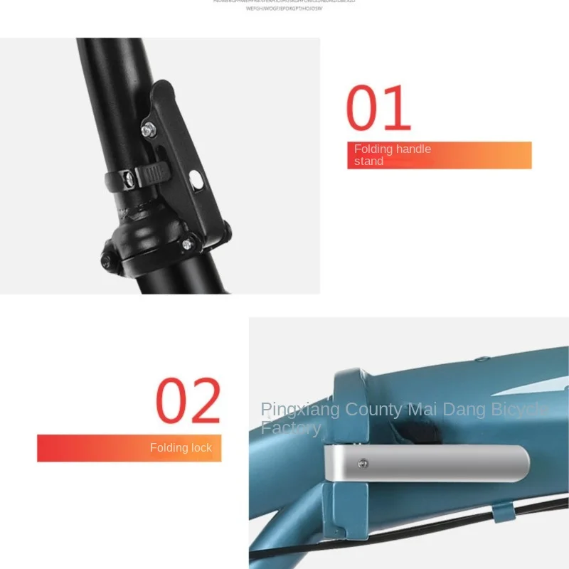 SKIG складной горный велосипед из алюминиевого сплава 20 дюймов для мужчин и женщин