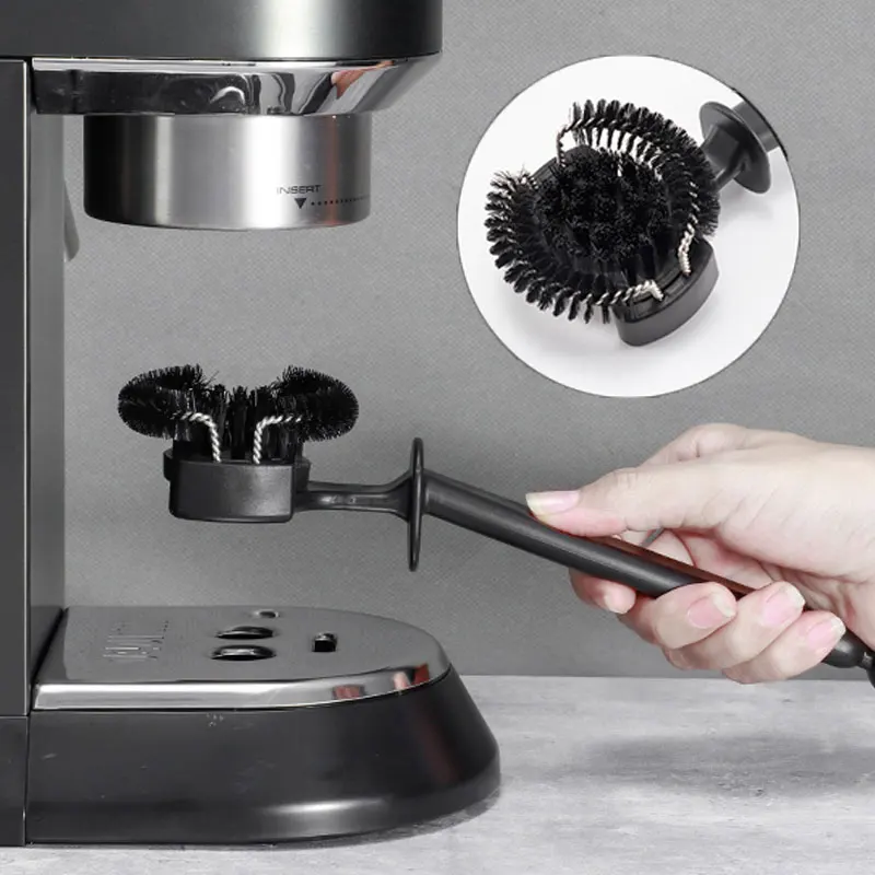 

51/58MM Manual Brush For Delonghi cleaning coffee filter Espresso machine Coffe Maker Grouphead Cafe Grinder Cleaner