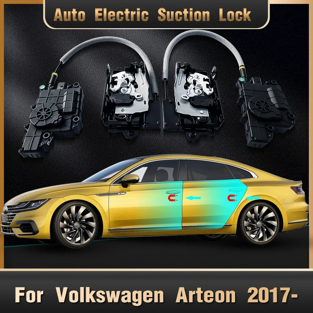 

Sinairyu Smart Auto Car Electric Suction Door Lock for Volkswagen VW Arteon Automatic Soft Close Super Silence Self-priming Door