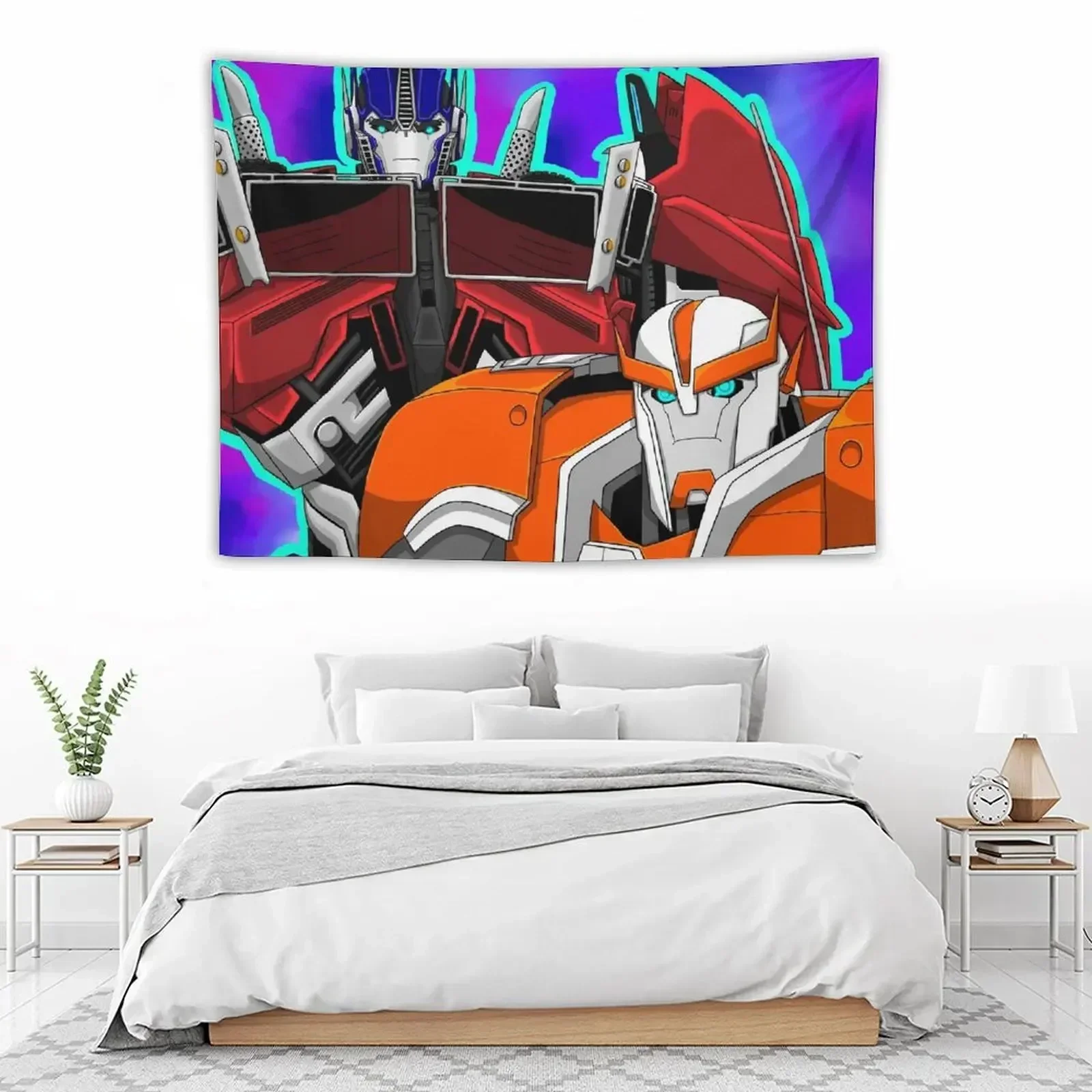 TFP Optimus and Ratchet - независимый гобелен для работы художника украшения дома