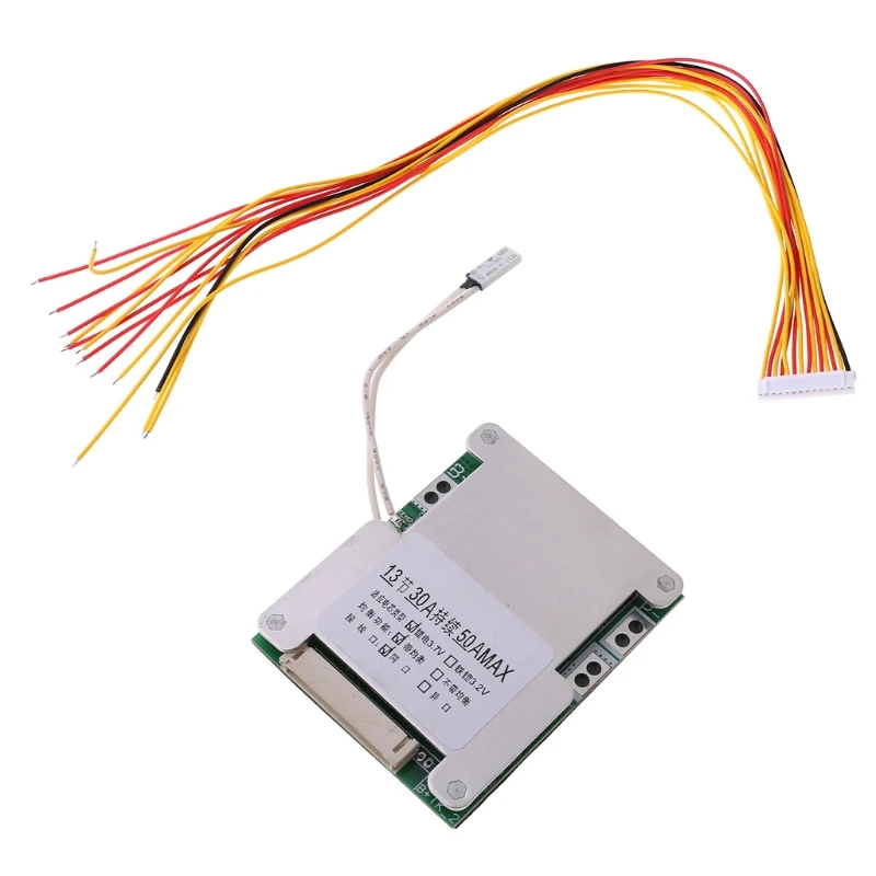 

BMS 13S 48V 50A 18650 Li-ion Lithium Battery Pack Protection Equalizer Board PCB Balance Circuit Board for Electric Car