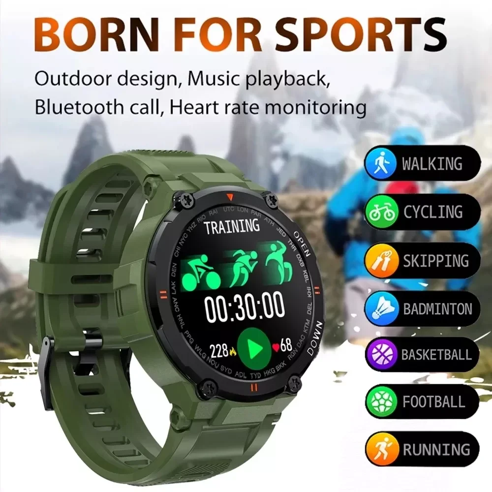 

2022 New Smart Watch Men Sports Fitness Bluetooth Call Watches Heart Rate Monitor Clock Smart Watch Man Multifunction Smartwatch