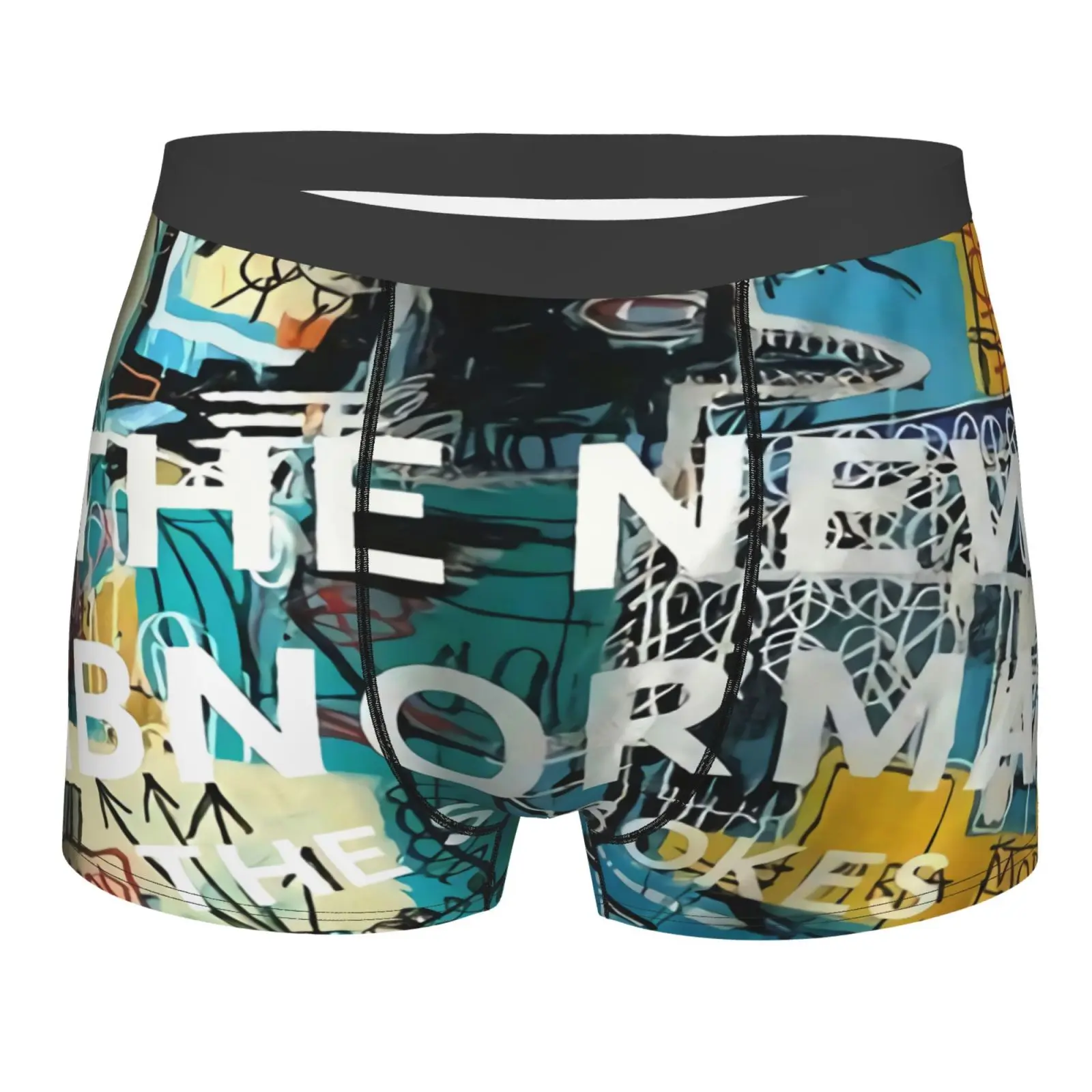 

Мужские трусы-боксёры из полиэстера, с альбомной обложкой