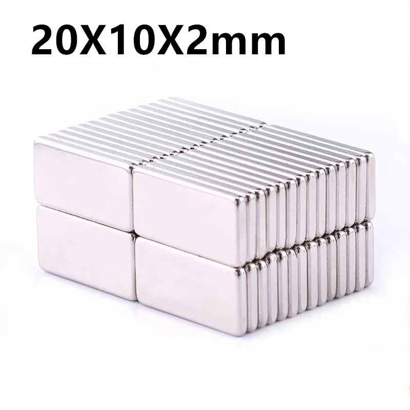 

5/10 шт., неодимовые магниты 20x10x2, 20 мм x 10 мм x 2 мм