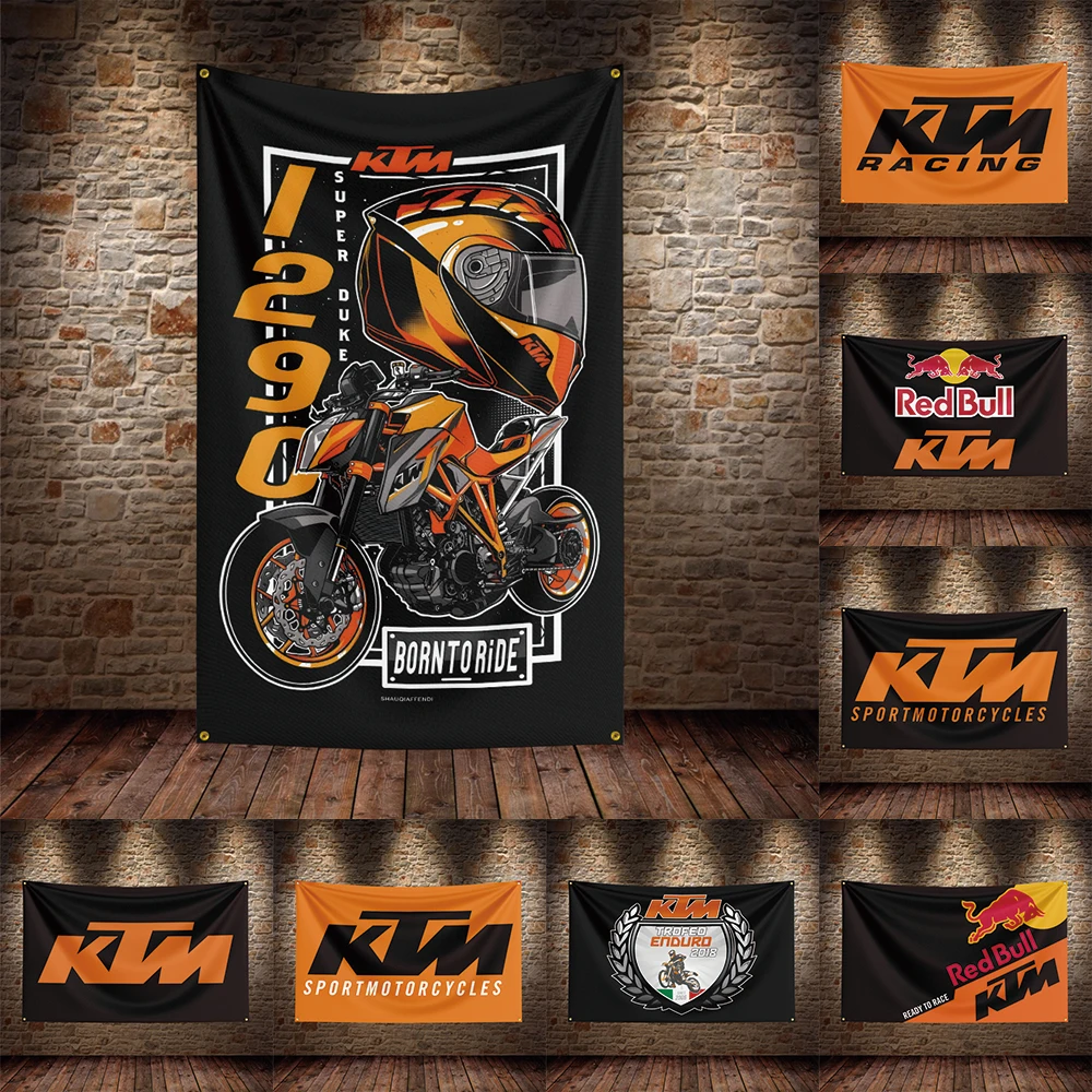 

Sportmotorcycle Racing Flag Polyester Digital Printing Moto Banner