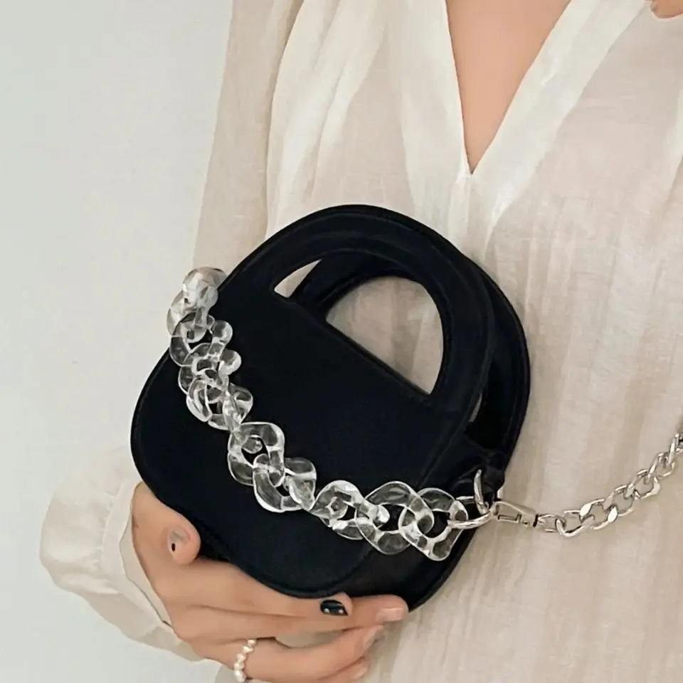 Однотонная мини-сумка JIAERDI в стиле Харадзюку крутая Повседневная однотонная