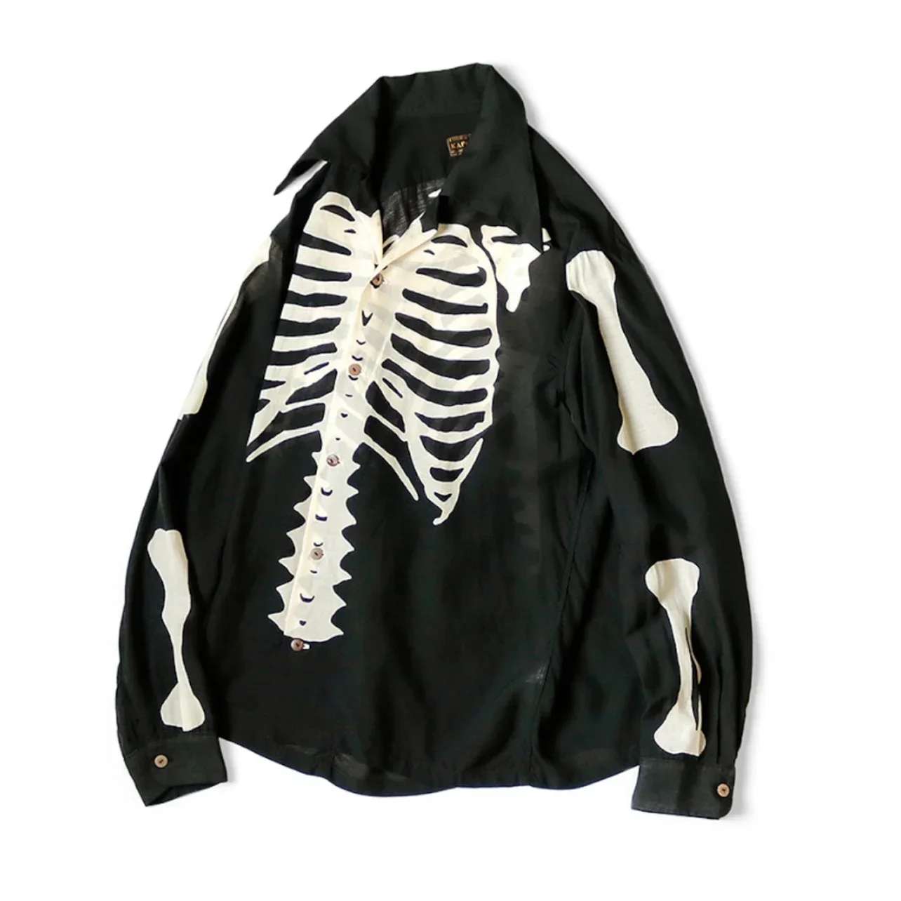 23AW Kapital Hirata Hohiro японская повседневная свободная рубашка из искусственного шелка