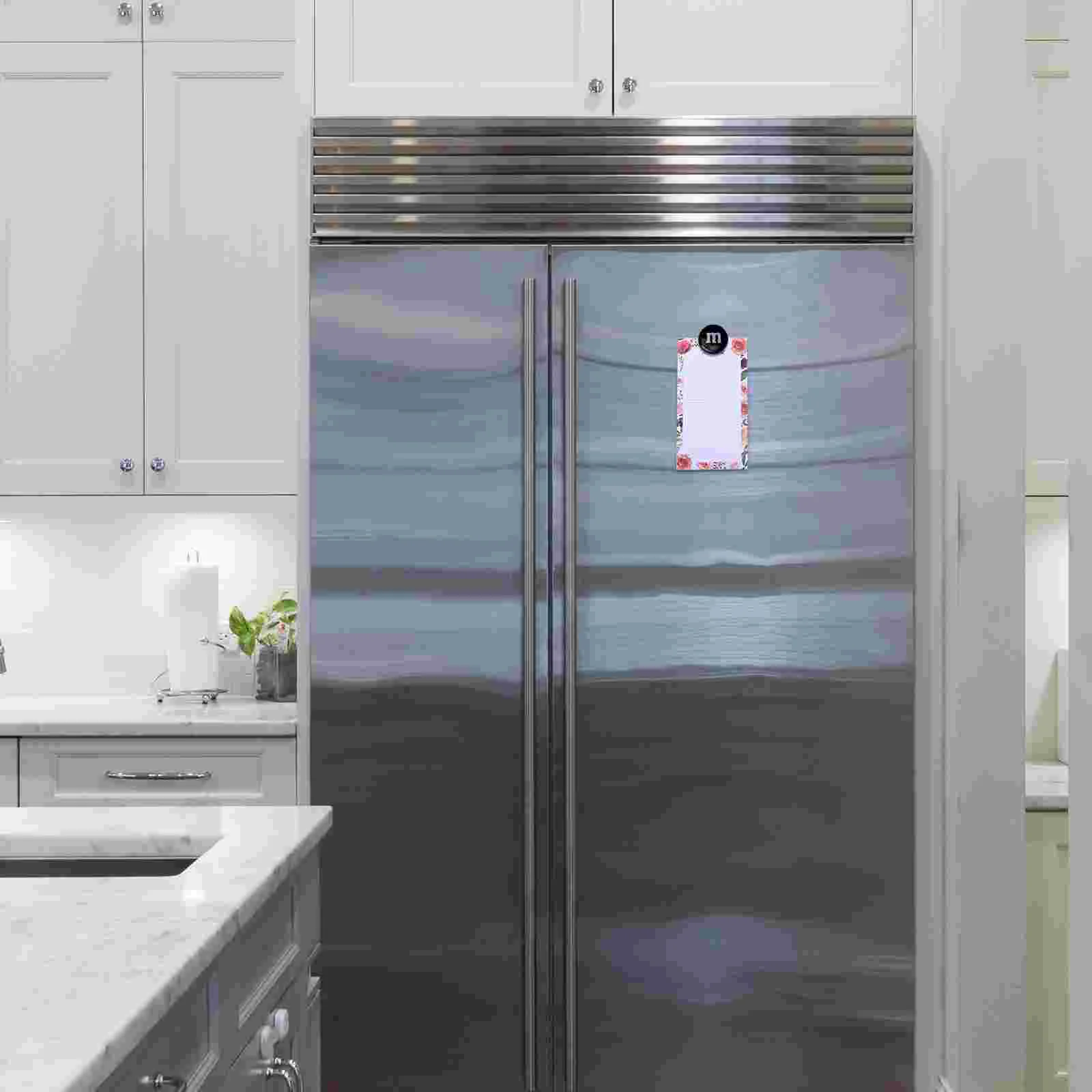 

Magnetic Sticky Notes Refrigerator Message Post-note Adhesive Memo Pad Label Sticker