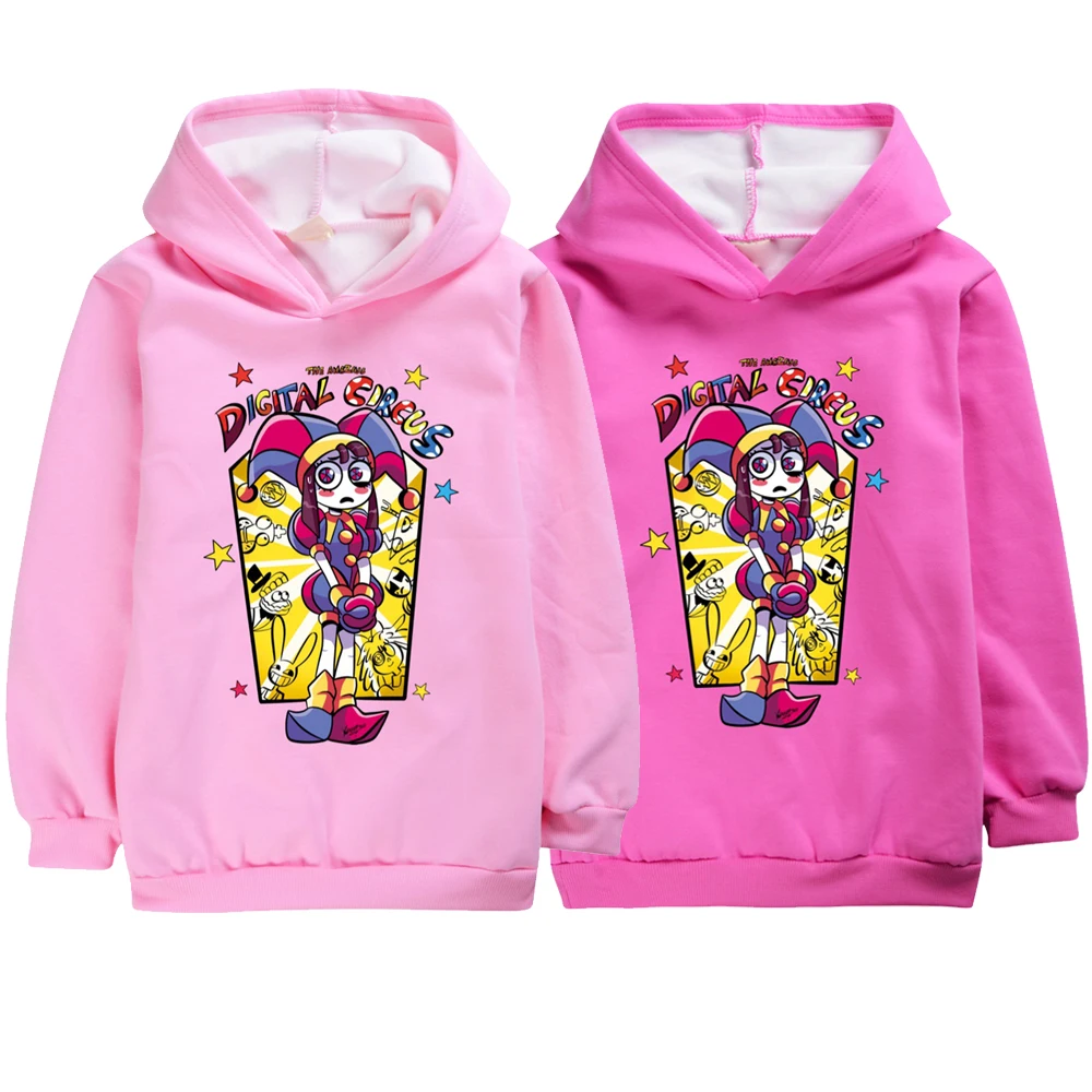 Толстовка детская с длинным рукавом Модный свитшот цифровой печатью худи для