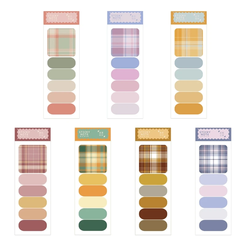 

2022 New 120x Adhesive Memo Pad Colored File Tabs Sticker Note for Page Marker Boys Girls