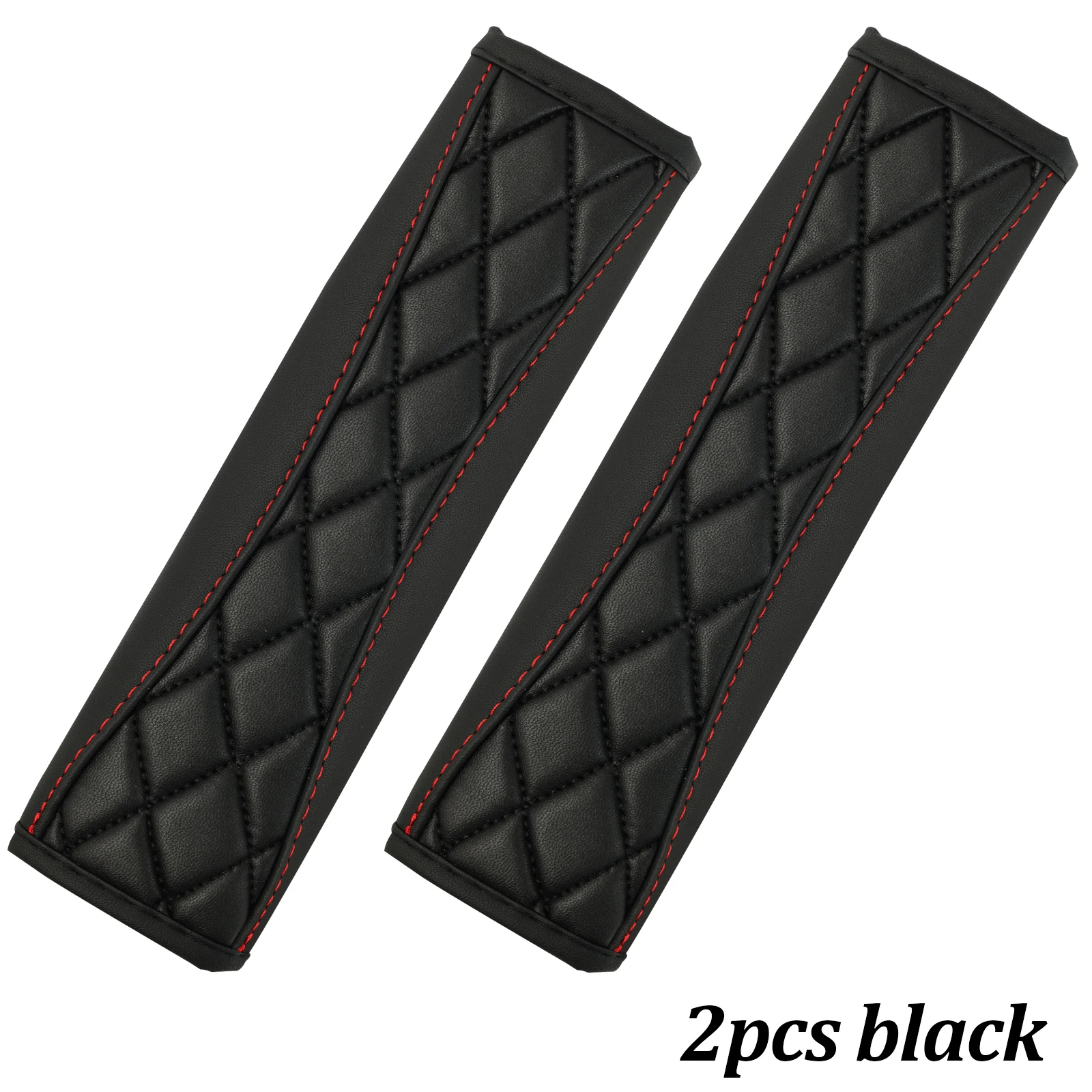 

Универсальный чехол для автомобильного ремня безопасности из искусственной кожи, двухцветный ремень безопасности, наплечная подушка, автомобильные аксессуары