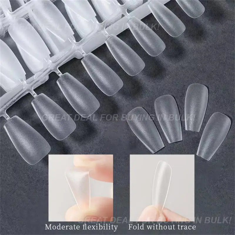 Прозрачная матовая наклейка для ногтей без повреждений легко удаляемая тонкая