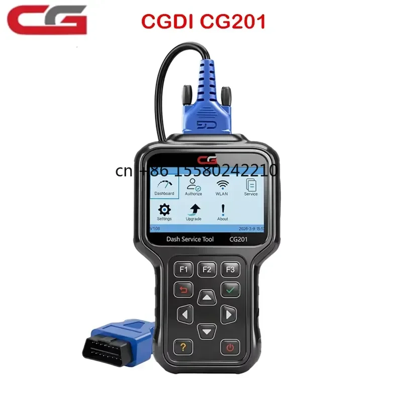 Фото Программатор для коррекции пробега CGDI CG201 с пожизненным бесплатным онлайн-обновлением до 2026 года, новинка №1
