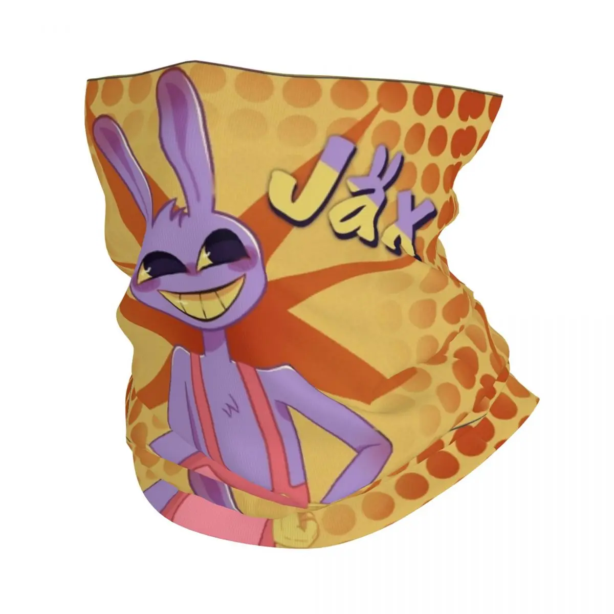 

The Amazing Digital Circus Tadc Jax Bandana Neck Gaiter Tadcjax Pomni Balaclavas Face Scarf Headwear Outdoor Sports Windproof