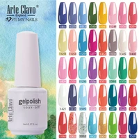 arte clavo gel polish spring summer color led nail yellow green red fasion gel soak off 8ml manicure acrylic top base nail art