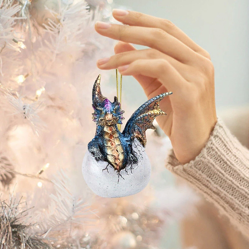 

Limited Edition Holiday Dragon Ornaments Holiday Christmas Decorations Xmas Tree Hanging Pendant Acrylic Ornaments Navidad 2023