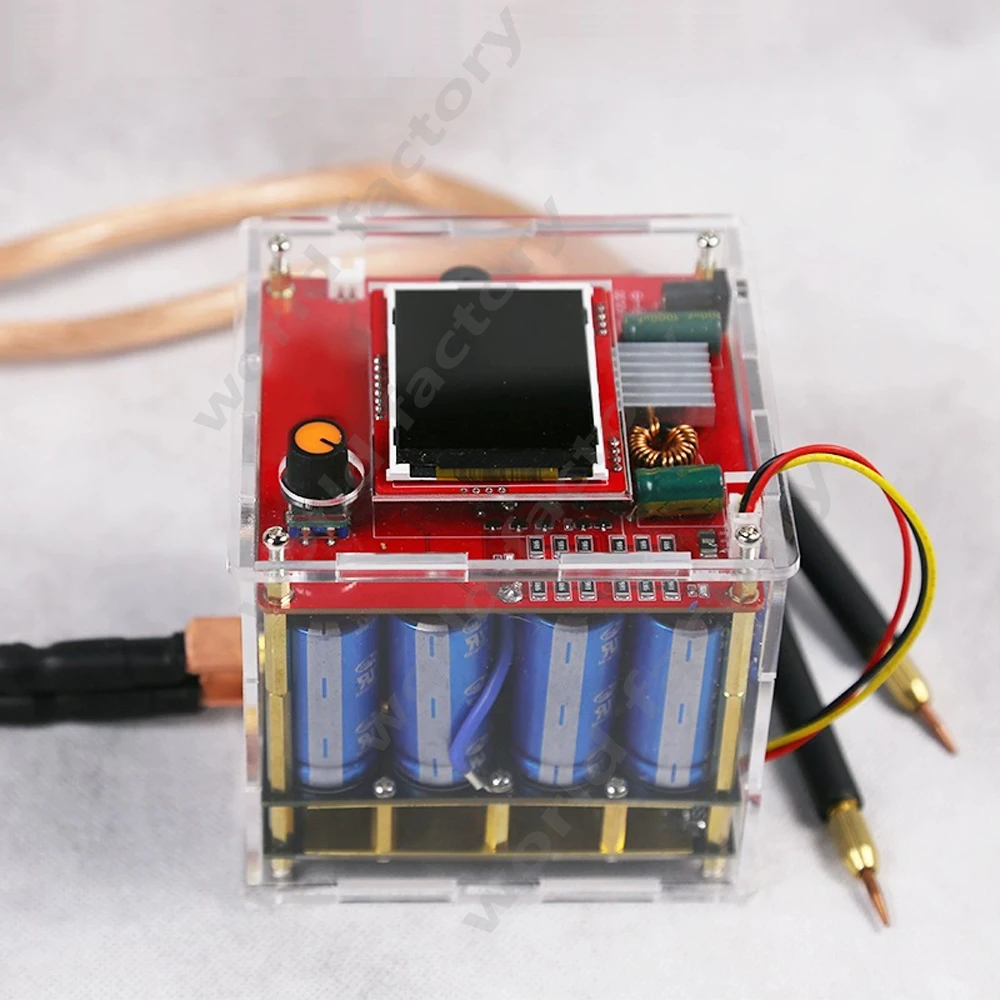 1600F конденсаторный аппарат для точечной сварки DIY Kit светодиодный портативный