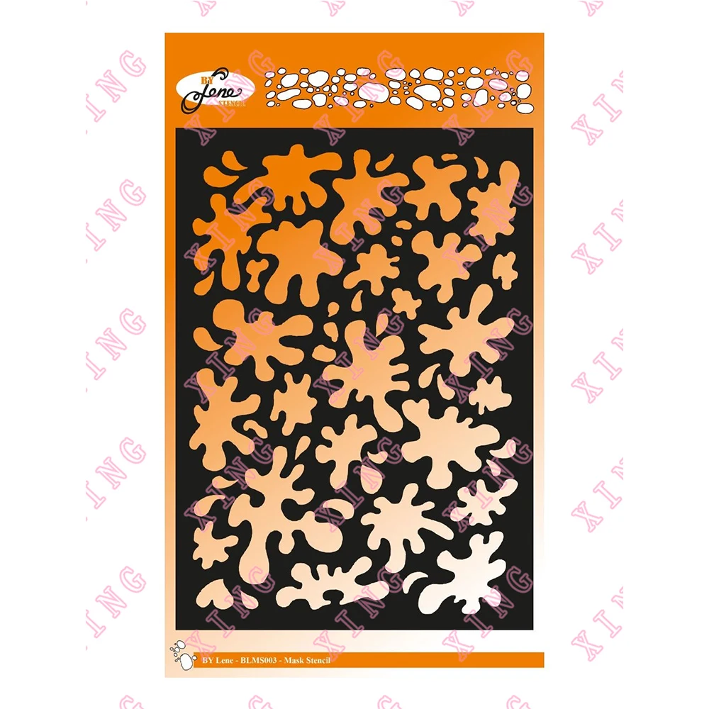 

2022 New Painting Scrapbook Coloring Embossing Album Decorative Template Splatter A5 Diy Layering Stencils Craft Reusable Molds
