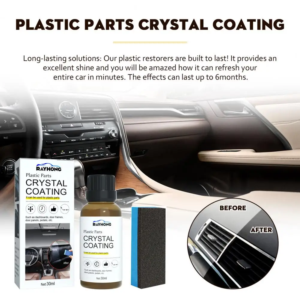 

Useful Car Refurbished Cleaner Eco-friendly Dustproof Protective Plastic Refurbish Agent Car Beauty Supplies