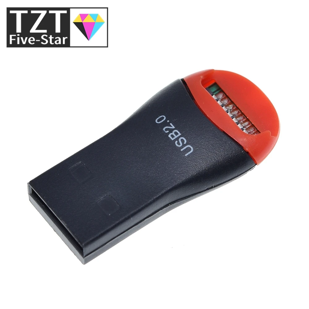Фото USB-адаптер TZT 1/3/5 шт. USB 2.0 для карт памяти Micro SD/SDHC/TF, мини-адаптер для ноутбука №3