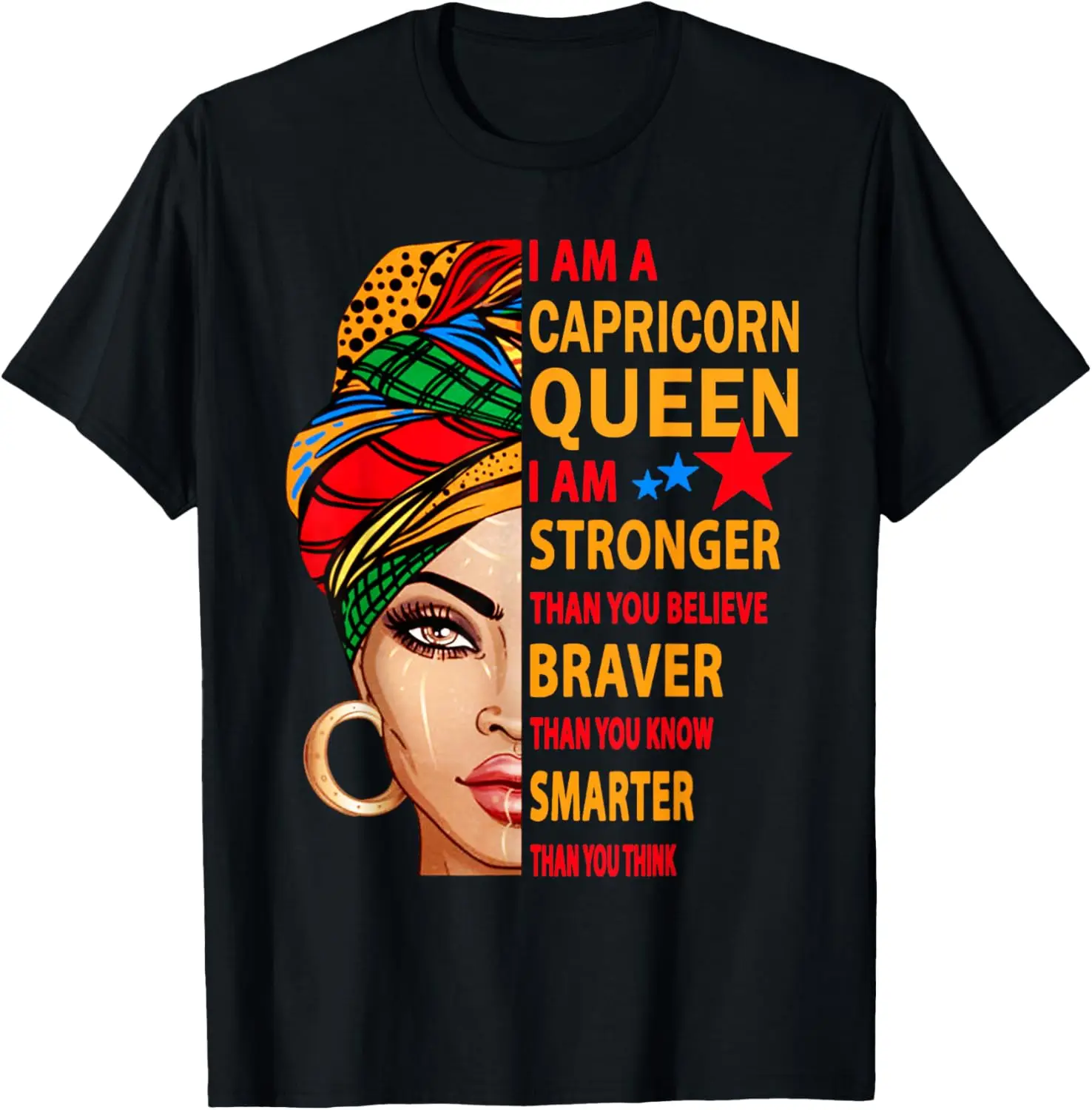 Рубашка на день рождения королевы козерога для женщин Футболка с изображением