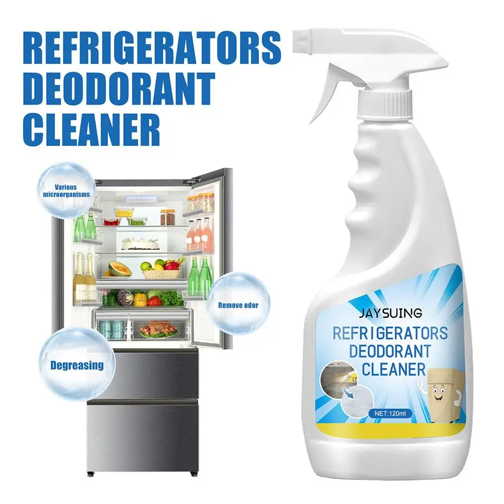 

120ml Refrigerator Foam Deodorant Microwave Oven Cleaning Removal Mildew Household Cleaner Odor Scale Multifunctional H9K1