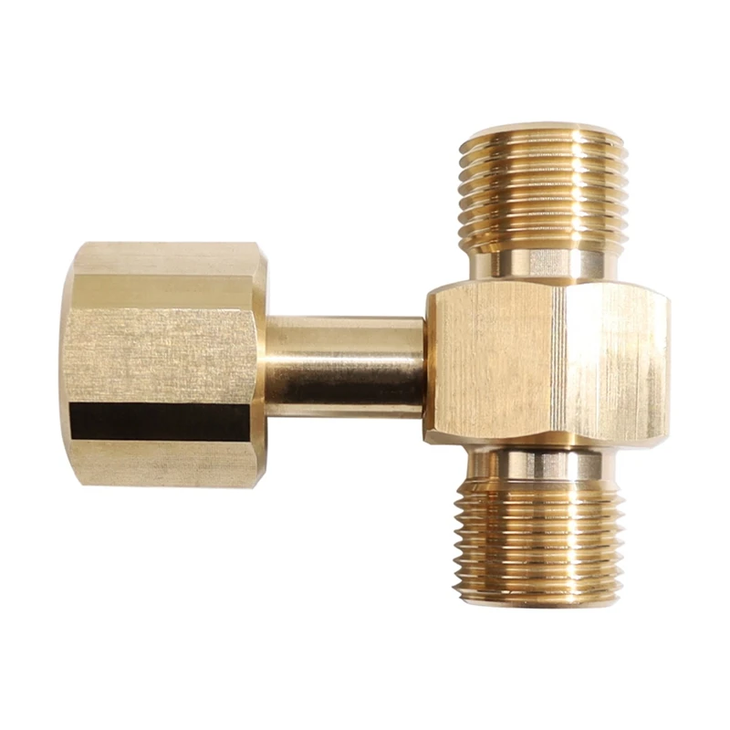 Адаптер для резервуара CO2 цилиндр соды латунный адаптер фотографий T-адаптер