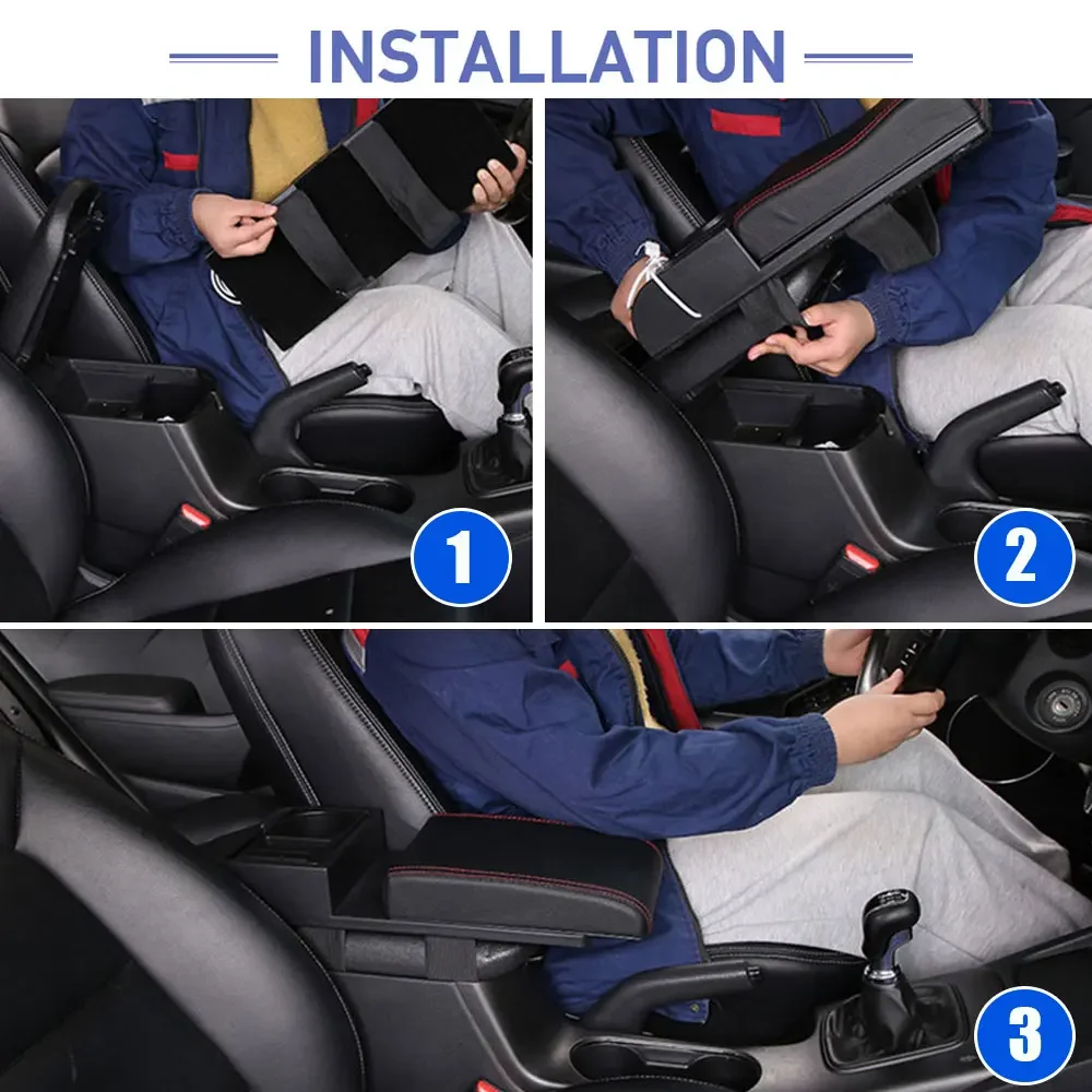 1 шт. автомобильный подлокотник с держателем для чашки