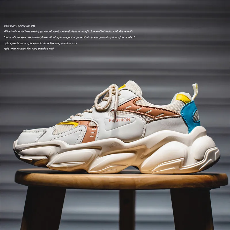 

2022 New Men Shoes Fashion Leather Casual Shoes for Men Sneakers Lightweight Breathable Male Footwear Tenis Masculino