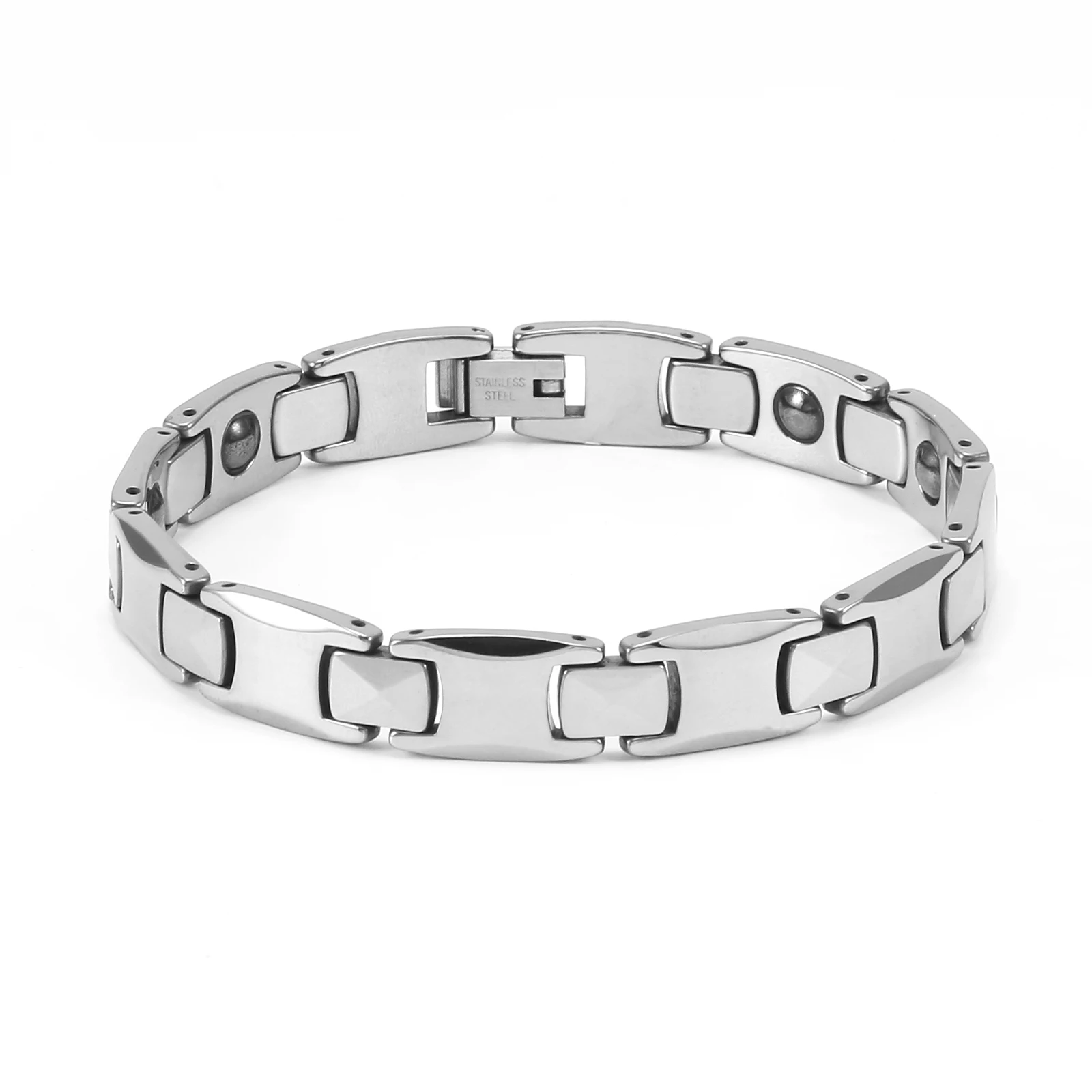 

10MM Watch Chain Bracelet for Men Women 316L Stainless Steel Silver Design Lovers Bangle Fashion Jewelry Accessories Waterproof
