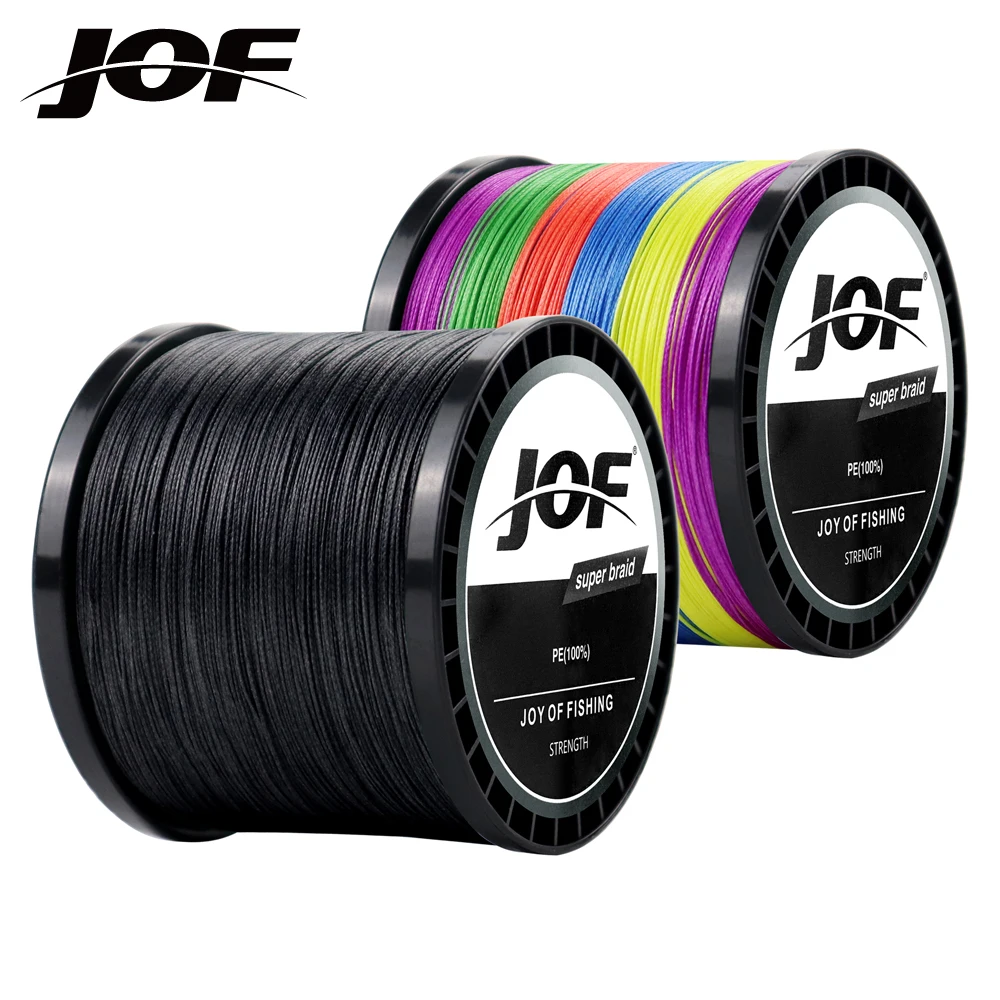 

Рыболовная леска JOF, мультифиламентная, 4 нити, 1000/500/300 м