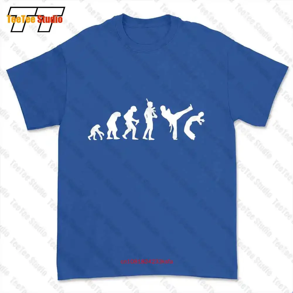 Футболка с бразильским боевым искусством Evolution Of Capoeira ZDVE