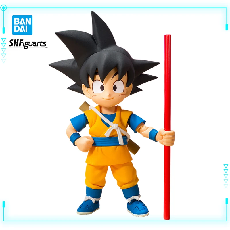 Bandai оригинальный аниме Dragon Ball Daima Son Goku Kakarotto S.H.Figuarts Mini 7 см Коллекционная модель