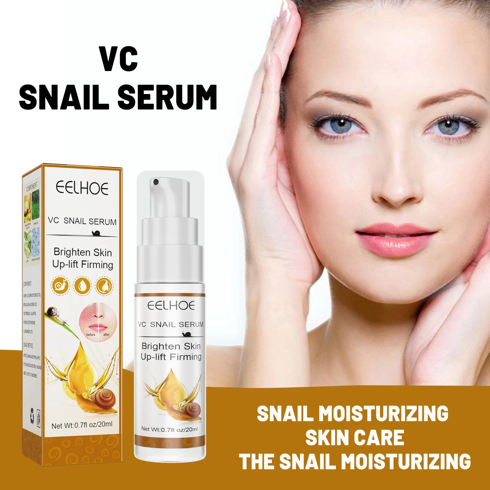 20ML Anti Redness Snails Repairing Soluation Spider Vein Removal Advanced Treatment Clearer Skin Veins on Face Care