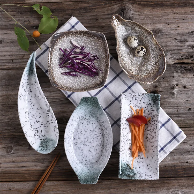 

ceramic plate square plates set gold plate japanese dish set cherry blossom dinner plate serving platter