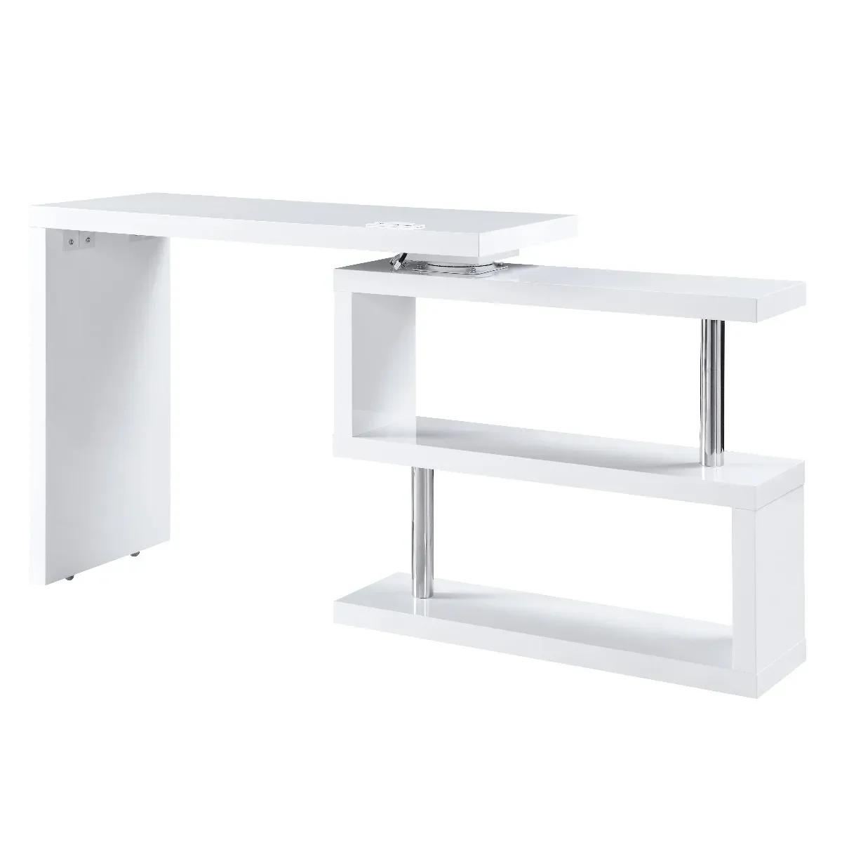

Writing Desk w/USB, White Finish