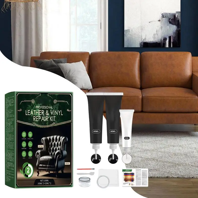 Набор гелей для ремонта кожи наполнитель из натуральной восстанавливает