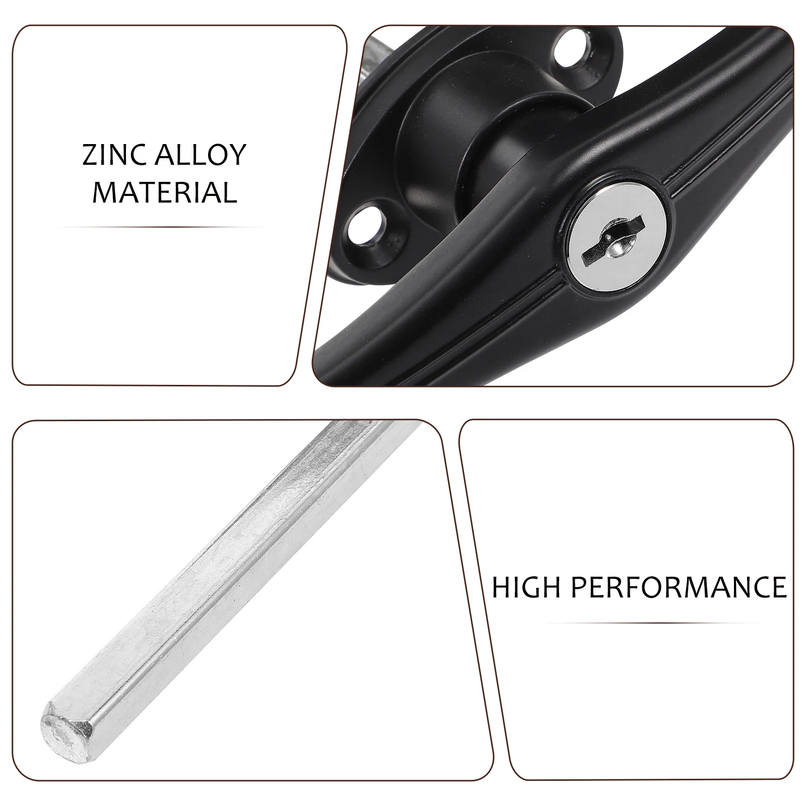 Замки для дверей внутренняя ручка универсальный замок Т-образная гаражная