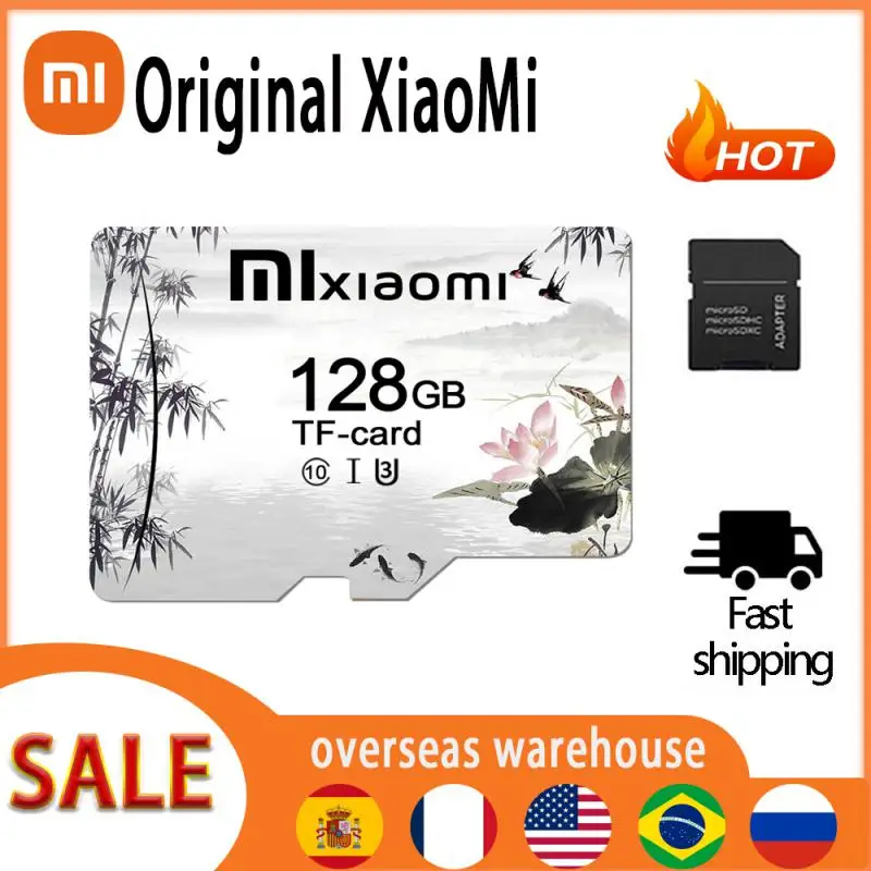 

original XIAOMI extreme Micro SD Card 32GB 64GB 128GB Memory Card 128gb Class 10 TF/SD Card microsd 512gb 256gb for SmartPhone