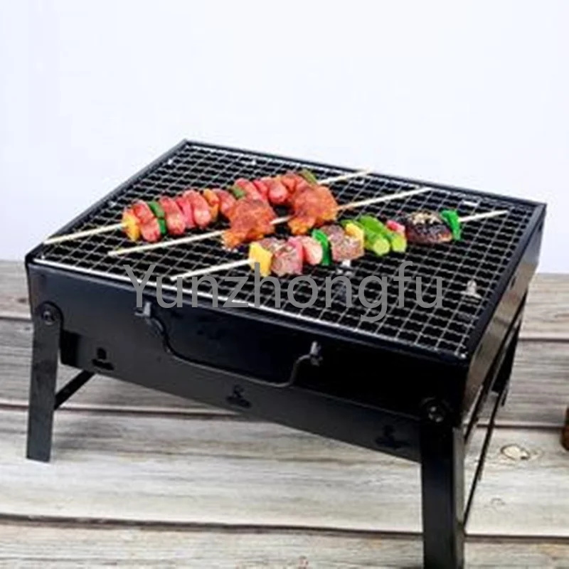 

stove charcoal grill BBQ mini barbecue griller portable suitcase bbq stoves for outdoor hiking picnic camping stove