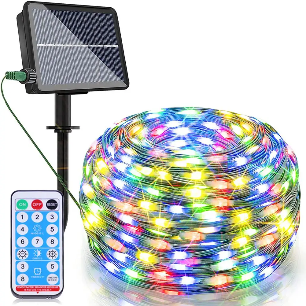 

20M 200LED Solar Light Outdoor Solar String Lights Garden Fairy Lights Christmas Decorations for Home Street Curtain Light