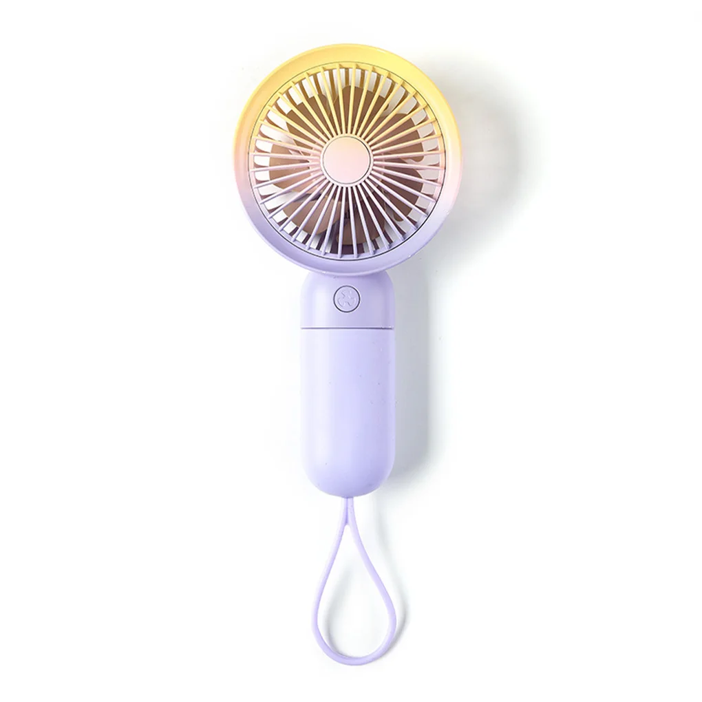 

Handheld Portable Fan Adjustable Summer Personal Cooler Travel Work Non-slip Office Indoor Outdoor Cooling Device