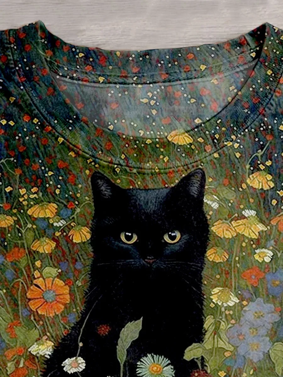 Рисунок 2 - Масляная живопись черный Кот и