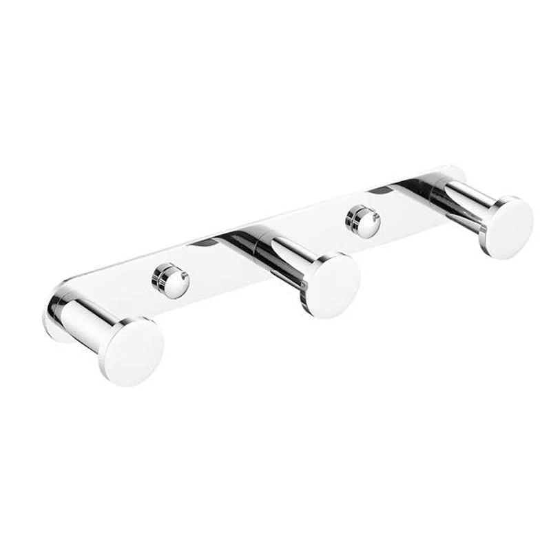 

Towel Hook Bright Polished 304 Stainless Steel Towel Robe Coat Rack Three Row Hooks Bathroom Accessories for Home, Wall Mount