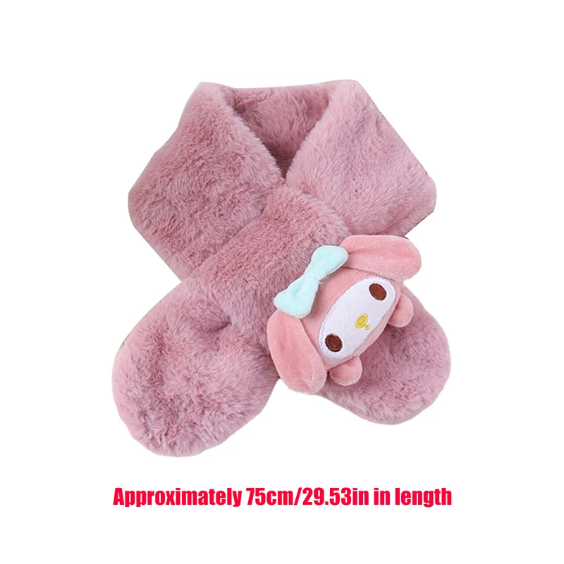 Милый мультяшный Санрио осенне-зимний теплый ветрозащитный детский шарф