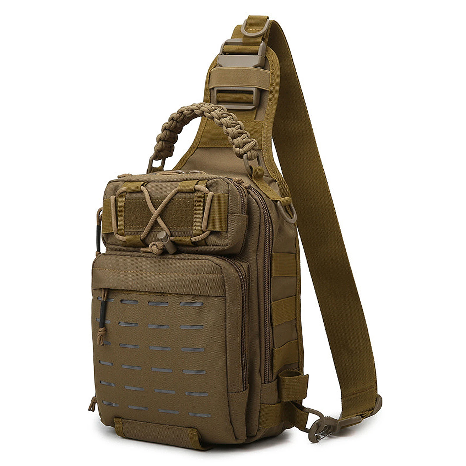 

Outdoor Fishing Sling Bag Fishing Climbing Chest Bag Tactical Hiking Storage Tool Bag Multifunction Shoulder Backpack Rucksacks