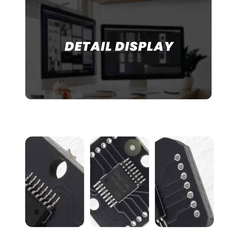 Hot MT6835 Магнитный кодировщик модуль PWM/SPI бесщеточный двигатель 21BIT может заменить