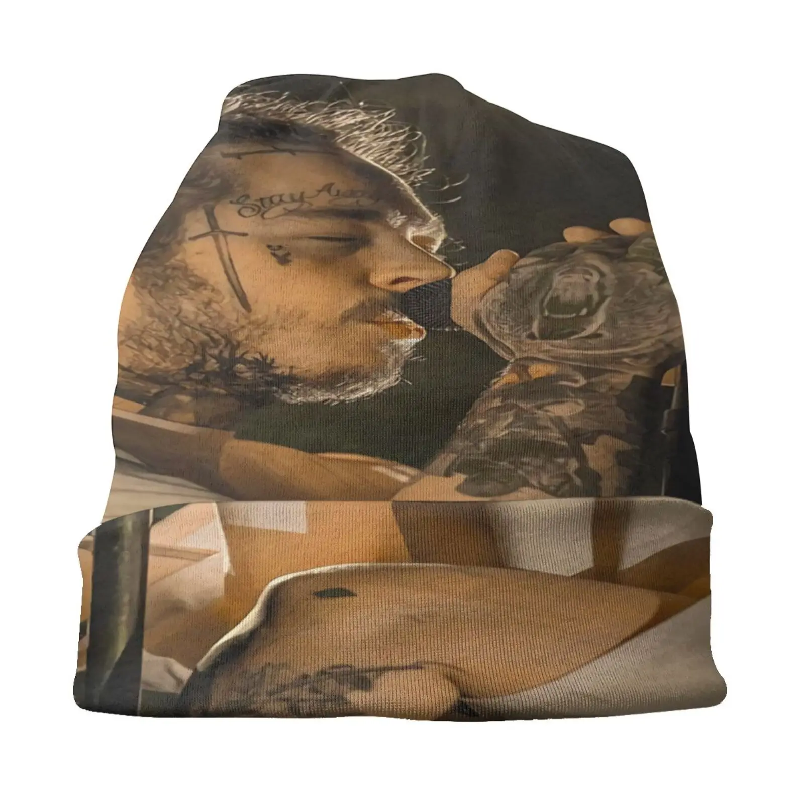 

Шапка Post Malone Ed Xs3Xl женские шапки Мужская Стильная шапка s вязаная балаклава шерстяная шапка облегающие шапки для женщин шапки для мужчин шап...