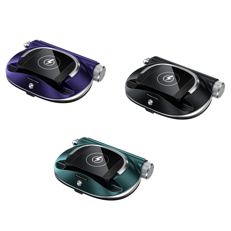 

Car Phone Wireless Charger with Car Temporary Parking Card Aromatherapy Holder
