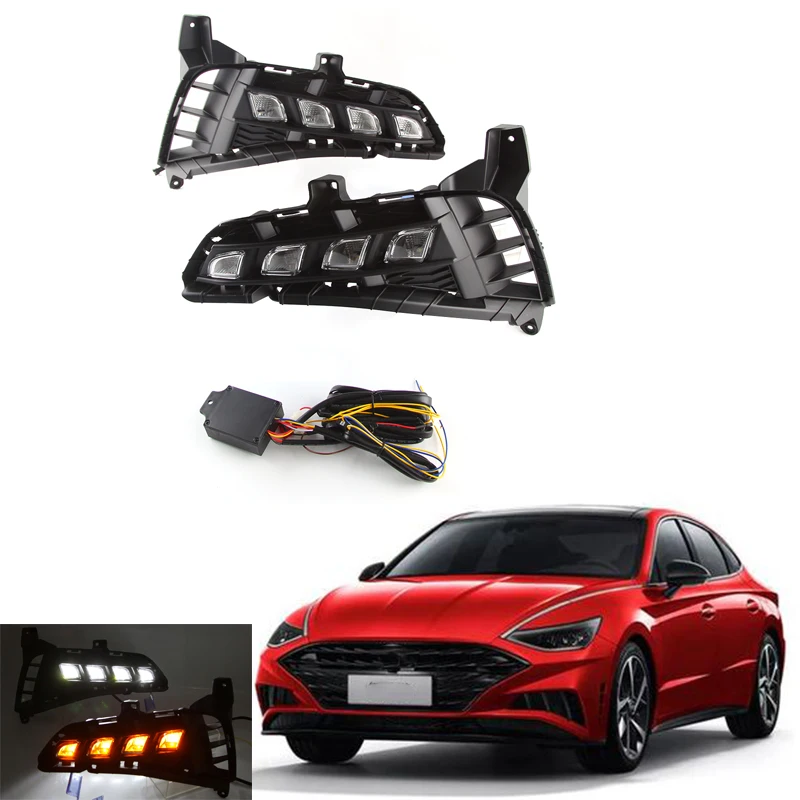 Дневные ходовые огни в сборе для Hyundai 10 Sonata 2020-2022